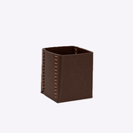 Porta Lápis Ecocouro 9x9x14h | Café