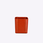 Porta Lápis Ecocouro 9x9x14h | Conhaque