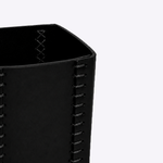 Porta Lápis Ecocouro 9x9x14h | Preto