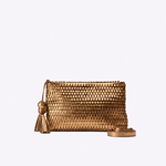 Bolsa Lolla Couro Tressê Tear | Bronze