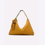 Bolsa Solange Média Trama Quadrado | Amarelo