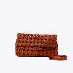 Bolsa Nádia Couro Tressê Nó | Caramelo