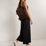 Mochila Selena Tecido Tecnológico | Café