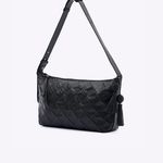 Bolsa Solange Crossbody Trama Quadrado | Preto
