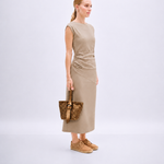 Bolsa Victoria Bucket Couro | Bronze