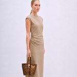 Bolsa Victoria Bucket Couro | Bronze