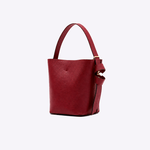 Bolsa Victoria Bucket Couro | Cereja