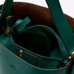 Bolsa Victoria Bucket Couro | Esmeralda