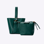 Bolsa Victoria Bucket Couro | Esmeralda