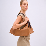 Bolsa Allegra Couro Alça Tramada | Mel