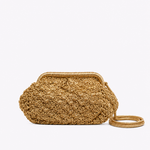 Bolsa Crochê com Alça de Corrente Pequena | Ouro