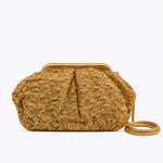 Bolsa Crochê com Alça de Corrente Grande | Ouro