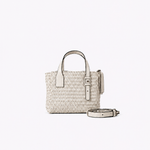 Bolsa Tote Audrey Mini Couro Tressê | Off White