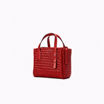 Bolsa Tote Audrey Mini Couro Tressê | Malagueta