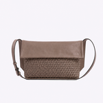 Bolsa Maira Couro Trama Tear | Capuccino