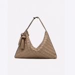 Bolsa Solange Média Trama Quadrado | Capuccino