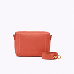 Bolsa Maya Grande Couro | Coral