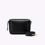 Bolsa Maya Grande Couro | Preto