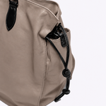 Bolsa Marcela Couro Plume | Grigio, Preto