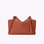 Bolsa Laura Couro Tressê | Coral