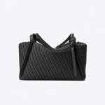 Bolsa Laura Couro Tressê | Preto