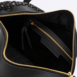 Bolsa Laura Couro Tressê | Preto