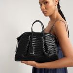 Bolsa Inês Couro Tressê | Alcaparra