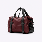 Bolsa Lívia Couro | Bordô, Preto