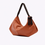 Bolsa Allegra Couro Alça Tramada | Canela