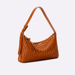 Bolsa Mini Solange Couro Tressê | Conhaque