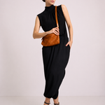 Bolsa Mini Solange Couro Tressê | Conhaque