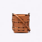 Bolsa Grace Couro Tressê | Whisky