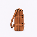 Bolsa Grace Couro Tressê | Whisky