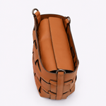 Bolsa Grace Couro Tressê | Whisky