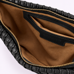 Bolsa Aya Couro Tressê | Preto
