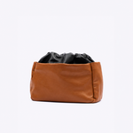 Bolsa Osaka Couro | Caramelo, Preto