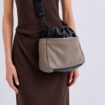 Bolsa Osaka Couro | Concreto, Preto