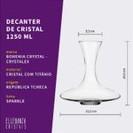 Decanter de Cristal Ecológico 1250 ml Sparkle Bohemia