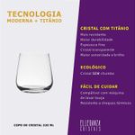 Jogo com 12 Copos de Cristal Para Whisky 320 ml Linha Ardea Bohemia