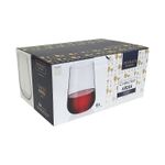 Jogo com 12 Copos De Cristal Para Água e Whisky Linha Ardea Bohemia