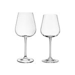 Jogo com 12 Taças de Cristal Para Vinho Linha Ardea Bohemia