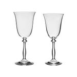 Jogo Com 12 Taças De Cristal Para Água e Vinho Linha Angela Bohemia