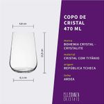 Jogo com 18 Peças de Cristal Linha Ardea Bohemia