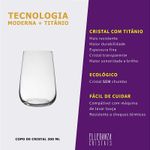 Copo de Cristal Para Água 300 ml Linha Ardea Bohemia