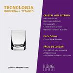 Copo De Cristal Para Shot 60 ml Linha Barline Bohemia