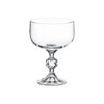 Taça de Cristal Para Champagne Coupe 200 ml Linha Claudia Bohemia 1 Peça