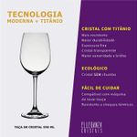 Taça De Cristal Para Água/Vinho 550 ml Flamenco Bohemia