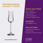 Taça De Cristal Para Grappa com 50 ml Linha Forum Bohemia