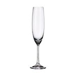 Taça de Cristal Para Champagne 250 ml Linha Milvus Bohemia