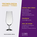 Taça De Cristal Para Cerveja 380 ml Linha Roberta Bohemia